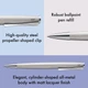 Ручка кулькова LAMY Studio матовий хром стрижень M16 чорний (4014519901983) - изображение 5