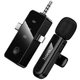 Мікрофон бездротовий Hoco L20B Lightning/Type-C/3.5 ENC, 2.4G універсальний для відеозйомки, смартфонів, планшетів та камер Чорний - зображення 5