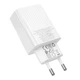 Сетевое зарядное устройство Borofone BAS76A, 1Type-C, 1USB, PD, QC, 30W, Белый - изображение 4