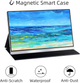 Портативный монитор AYY 15.8" FHD 1080P IPS HDR: Второй экран для MacBook, Ноутбука, PS5, Xbox, Switch + Чехол-подставка - изображение 7