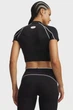 Жіночий чорний топ HeatGear Elite Crop Mck SS Under Armour XS 6014710-008 - изображение 2