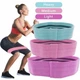 Набор тканевых фитнес резинок 3шт, Luting HIP RESISTANCE BANDS + чехол, разноцветные - изображение 3