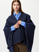 Пончо Uniqlo розмір ONESIZE темно синє (69) (480278) - зображення 1