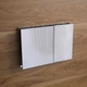 Панель змиву KOER KT-0610-STR-01 240x160x32mm пластикова, кнопка квадратна (колір хром з лінійною структурою) (KR6147) - изображение 3