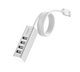 USB-хаб HOCO HB1 4USB Line machine Silver (6957531038146) - изображение 4