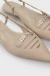 Жіночі бежеві шкіряні слінгбеки MIKADO DKNY 39 K1524221 - зображення 2