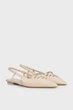 Жіночі бежеві шкіряні слінгбеки MIKADO DKNY 36 K1524221 - зображення 3