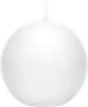 Zestaw świec Party Deco Matowa kula Białe 8 cm 6 szt. (ZES5902230731431) - obraz 1