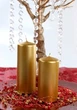Zestaw świec PartyDeco metalizowane 12 x 6 cm 6 szt. Złote (ZES5902230730977) - obraz 3
