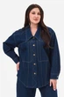 Сорочка DENIM синього кольору 2XL (3044041) - зображення 1