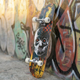 Скейтборд деревянный SP-Sport Skateboard Skull 8413-1 размер 78х20см Black-Yellow-Red - изображение 8