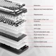 Дротова механічна клавіатура Ajazz AK820 Sea Salt Switch White (AK820-SS-PWB) - изображение 8
