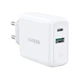 Мережевий зарядний пристрій UGREEN CD170 38W USB-C Wall Charger EU (White) (UGR-60468) - изображение 1