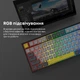 Дротова механічна клавіатура Ajazz AK820 Sea Salt Switch Black (AK820-SS-BGY) - изображение 14
