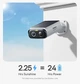 Беспроводная солнечная камера видеонаблюдения Baseus Security S1 Lite (2K, IP67, Wi-Fi) - изображение 2