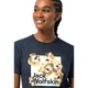 Футболка FLORELL BOX T W Jack Wolfskin 1809051_1010 34 Синій (4064993703115) - изображение 3