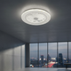 LED лампа з вентилятором AY1036 30W патрон E27 пластиковий корпус енергозберігаюча з обдувом - зображення 2