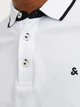 Поло длинное мужское Jack & Jones 12136668 XL White (5713738372633) - изображение 5