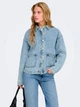 Джинсовая куртка женская ONLY 15372651 XS Light Blue (5715871931517) - изображение 4
