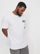 Футболка хлопковая длинная мужская Jack & Jones 12158505 5XL White (5715672890426) - изображение 4