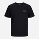 Футболка хлопковая длинная мужская Jack & Jones 12151955 L Черная (5715516007836_small logo) - изображение 7