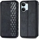 Чохол Deexe Rhombus Wallet для Xiaomi Poco X8 Pro Max - Black - зображення 1