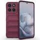 Силиконовый (TPU) чехол Deexe Terra Case для Motorola Edge 70 Fusion - Wine Red - изображение 1