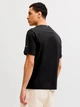 Футболка хлопковая длинная мужская Jack & Jones 12290856 S Black (5715867123209) - изображение 2