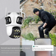 Тройная IP WiFi поворотная камера видеонаблюдения XM85W 12MP, iCsee - изображение 5