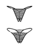 Трусики Obsessive Bianca 2-pack crotchless thong 2XL/3XL (SX3557) - изображение 3