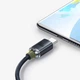 Кабель Baseus Crystal Shine Series Fast Charging Data Cable USB to Type-C 100W 1.2m Black - изображение 4