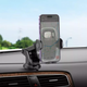 Автотримач для телефона HOCO H15 Fair push-type car holder(center console) Black - зображення 6
