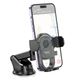 Автотримач для телефона HOCO H5 Integrity one-key car holder(center console) Black - зображення 3