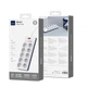 Сітковий підовжувач WIWU 14 in 1 20W GaN Power Strip 2C+2A+10AC Wi-S008 EU (2 m) Білий - зображення 2