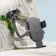Автотримач для телефона HOCO H20 Mighty one-button car holder(windshield) Black - зображення 7