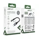 Аудіокабель ACEFAST J12 Type-C to 3.5mm female, nylon braid, 0,15m, Чорний - изображение 2