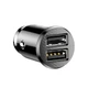Автомобільний зарядний пристрій Baseus Grain Car Charger 3.1A Black - зображення 5