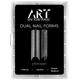 Багаторазові верхні форми ART Dual Nail Forms Type 02 - изображение 1