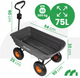 Тележка садовая 75л 300кг Maltec - изображение 3