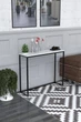 Столик консольный EcoLoft DSP-1157-7 в стиле лофт Белый - изображение 2