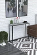 Столик консольный EcoLoft DSP-1157-10 в стиле лофт Бетон Миллениум - изображение 1