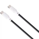 Кабель Gelius GP-UCN001CC Full Silicon Type-C to Type-C 1.2 м 60W Black/White - зображення 4