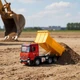 Самосвал на радиоуправлении Hstar 30 см подъемный кузов аккумулятор USB кабель светятся фары проблесковые маячки звук двигателя - изображение 6