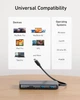 Мультипортовий адаптер Anker 555 PowerExpand 8-in-1 Grey ( A8383) - зображення 7