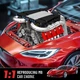 Конструктор Mould King Mking Двигатель и коробка передач MB V8 (10203) [161049] - изображение 6