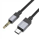 Кабель Aux to Type-C (1m) — Hoco UPA32B Type-C — Черный (024z) - изображение 3
