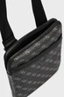 Чоловіча чорна сумка з візерунком VEZZOLA SMART Guess OS HMEVZLP2223 - зображення 5