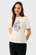 Жіноча біла футболка Graphic Mexx M MF007803861W - зображення 1
