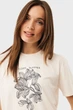 Жіноча біла футболка Graphic Mexx M MF007803861W - зображення 4