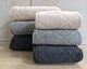 Набор турецких махровых полотенец Cestepe MicroCotton Premium 3 штуки 50x90 + 3 штуки 70х140 Voli 2 плотность 600 г/м2 - изображение 4